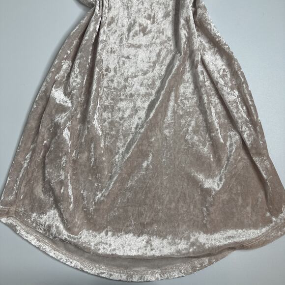 Forever 21 Baby Pink Crushed Velvet Mini Slip Cocktail Dress Small Fairy Dreamy - Picture 6 of 9